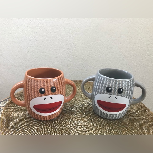 galerie Other - Sock Monkey Mug Double Handled Coffee